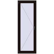 REHAU OPTIMUM EURO-DESIGN 70 700x2000 mm BLACK_BROWN two-sided