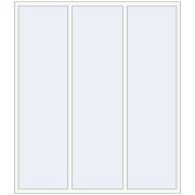 REHAU OPTIMUM EURO-DESIGN 70 2000x2300 mm RAL 9016 Traffic white two-sided