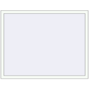 REHAU BRILLANT DESIGN 1450x1100 mm RAL 9016 Traffic white two-sided