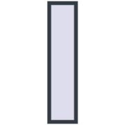 Okna skrzydłowe 400x1600 mm REHAU OPTIMUM EURO-DESIGN 70 ANTHRACITE_GREY_STRUKTURAL dwustronny