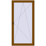 REHAU ENERGY-SAVING SYNEGO MD 1100x2200 mm GOLDEN OAK two-sided