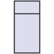 REHAU OPTIMUM EURO-DESIGN 70 1200x2400 mm ANTHRACITE_GREY_STRUKTURAL two-sided
