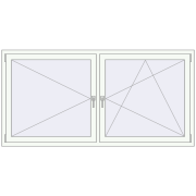 KORSA OPTIMUM REHAU EURO 70 2000x1000 mm