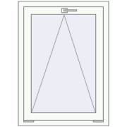 Okna skrzydłowe 700x960 mm REHAU OPTIMUM EURO-DESIGN 70 RAL 9016 Traffic white dwustronny