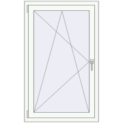 KORSA OPTIMUM REHAU EURO 70 800x1300 mm
