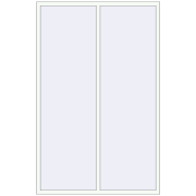 REHAU OPTIMUM EURO-DESIGN 70 1600x2500 mm RAL 9016 Traffic white two-sided