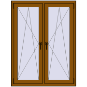 Okna skrzydłowe 1050x1415 mm REHAU ENERGY-SAVING SYNEGO MD GOLDEN OAK dwustronny Okna skrzydłowe 1050x1415 mm REHAU ENERGY-SAVING SYNEGO MD GOLDEN OAK dwustronny