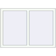 REHAU OPTIMUM EURO-DESIGN 70 1165x830 mm RAL 9016 Traffic white two-sided