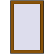 REHAU OPTIMUM EURO-DESIGN 70 500x800 mm GOLDEN OAK dwustronny