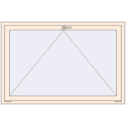 KORSA OPTIMUM REHAU EURO 70 1500x1000 mm CREAME_WHITE_50L-2 dwustronny