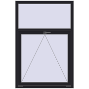 REHAU BRILLANT DESIGN 1000x1500 mm BLACK_ULTI-MATT two-sided