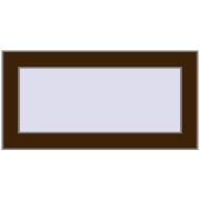 REHAU OPTIMUM EURO-DESIGN 70 600x300 mm DARK_OAK two-sided