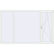 KORSA OPTIMUM REHAU EURO 70 2845x1800 mm