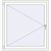 Okna skrzydłowe 1140x1150 mm KORSA ENERGY-SAVING REHAU SYNEGO MD