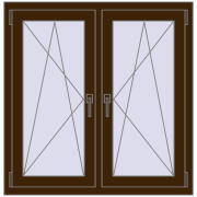 Okna skrzydłowe 1020x1040 mm REHAU ENERGY-SAVING SYNEGO MD DARK_OAK dwustronny Okna skrzydłowe 1020x1040 mm REHAU ENERGY-SAVING SYNEGO MD DARK_OAK dwustronny