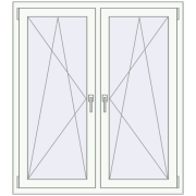 REHAU ENERGY-SAVING SYNEGO MD 1215x1295 mm DARK_OAK zewnętrzny REHAU ENERGY-SAVING SYNEGO MD 1215x1295 mm DARK_OAK zewnętrzny