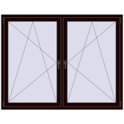 REHAU ENERGY-SAVING SYNEGO MD 1755x1355 mm CHOCOLATE_BROWN two-sided REHAU ENERGY-SAVING SYNEGO MD 1755x1355 mm CHOCOLATE_BROWN two-sided