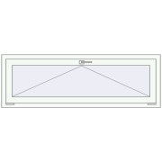 REHAU OPTIMUM EURO-DESIGN 70 1500x500 mm RAL 9016 Traffic white two-sided