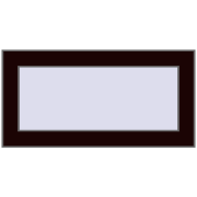 REHAU OPTIMUM EURO-DESIGN 70 600x300 mm CHOCOLATE_BROWN dwustronny