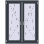 Okna skrzydłowe 1050x1355 mm REHAU ENERGY-SAVING SYNEGO MD ANTHRACITE_GREY_STRUKTURAL dwustronny Okna skrzydłowe 1050x1355 mm REHAU ENERGY-SAVING SYNEGO MD ANTHRACITE_GREY_STRUKTURAL dwustronny