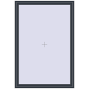 REHAU OPTIMUM EURO-DESIGN 70 1500x2200 mm ANTHRACITE_GREY_STRUKTURAL two-sided
