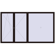 REHAU OPTIMUM EURO-DESIGN 70 4000x2300 mm BLACK_BROWN dwustronny REHAU OPTIMUM EURO-DESIGN 70 4000x2300 mm BLACK_BROWN dwustronny