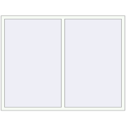 Okna skrzydłowe 1940x1410 mm ALU STANDARD 72 RAL 9016 Traffic white dwustronny