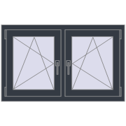 Okna skrzydłowe 1065x650 mm REHAU ENERGY-SAVING SYNEGO MD ANTHRACITE_GREY_STRUKTURAL dwustronny Okna skrzydłowe 1065x650 mm REHAU ENERGY-SAVING SYNEGO MD ANTHRACITE_GREY_STRUKTURAL dwustronny