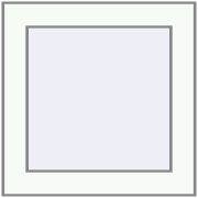 REHAU OPTIMUM EURO-DESIGN 70 400x400 mm RAL 9016 Traffic white two-sided