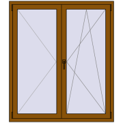 KORSA ENERGY-SAVING REHAU SYNEGO MD 1300x1500 mm