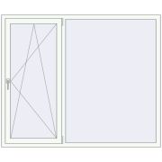 REHAU OPTIMUM EURO-DESIGN 70 1800x1500 mm RAL 9016 Traffic white dwustronny REHAU OPTIMUM EURO-DESIGN 70 1800x1500 mm RAL 9016 Traffic white dwustronny