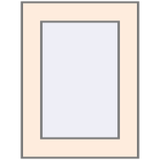 REHAU OPTIMUM EURO-DESIGN 70 300x400 mm CREAME_WHITE_50L-2 two-sided
