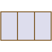 REHAU OPTIMUM EURO-DESIGN 70 3500x2000 mm GOLDEN OAK two-sided