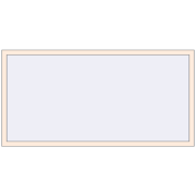 REHAU OPTIMUM EURO-DESIGN 70 2000x1000 mm CREAME_WHITE_50L-2 two-sided