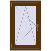 CLASICTHERM 70 600x950 mm WALNUT dwustronny