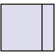 REHAU OPTIMUM EURO-DESIGN 70 2600x2300 mm BLACK_BROWN two-sided