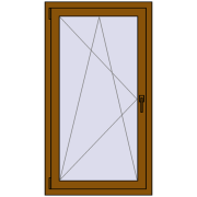 CLASICTHERM 70 750x1400 mm GOLDEN OAK dwustronny