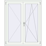 KORSA OPTIMUM REHAU EURO 70 1100x1350 mm