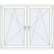 KORSA OPTIMUM REHAU EURO 70 1440x1200 mm