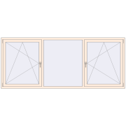 KORSA OPTIMUM REHAU EURO 70 2800x1150 mm