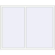 Okna skrzydłowe 1765x1430 mm REHAU ARTEVO RAL 9016 Traffic white dwustronny