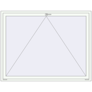 REHAU ENERGY-SAVING SYNEGO MD 1800x1400 mm RAL 9016 Traffic white two-sided