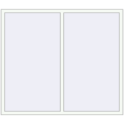 REHAU OPTIMUM EURO-DESIGN 70 1700x1500 mm RAL 9016 Traffic white two-sided