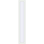 REHAU OPTIMUM EURO-DESIGN 70 300x2000 mm RAL 9016 Traffic white two-sided