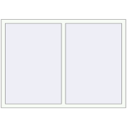 REHAU OPTIMUM EURO-DESIGN 70 1600x1100 mm RAL 9016 Traffic white two-sided