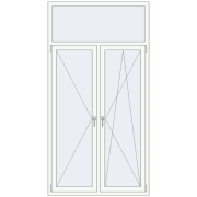 KORSA OPTIMUM REHAU EURO 70 1200x2300 mm