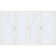 KORSA OPTIMUM REHAU EURO 70 2900x1800 mm