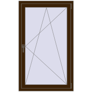 Okna skrzydłowe 850x1400 mm KORSA BRILLANT DESIGN