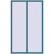 Okna skrzydłowe 1400x2300 mm VEKA Softline 76 COMFORT Pro BRILLIANT_BLUE dwustronny Okna skrzydłowe 1400x2300 mm VEKA Softline 76 COMFORT Pro BRILLIANT_BLUE dwustronny