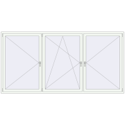 REHAU BRILLANT DESIGN 3000x1500 mm RAL 9016 Traffic white two-sided